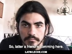 "LatinLeche - Cute Latino Hipster Gets A Sticky Cum Facial"