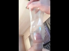 Fuck toy with baby oil