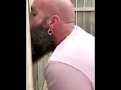 Ginger Farm Boy asked for Head at Outdoor Gloryhole