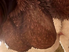 Big Lion Cums Inside Minotaur Grok  (Furry Gay Sex)  Wild Life Furries