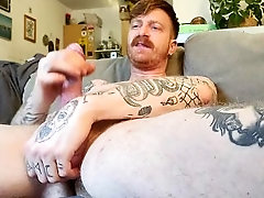 Hot Tattooed Red Haired Daddy Jerks Off [Fuk Owens]