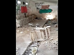 URBEX: 18 YEARS BOY SHOWS BIG COCK JERK IN THE ABANDONED HOUSE