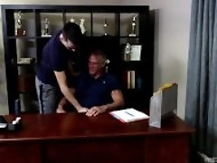 "Silver Daddy Step-Dad Principle Fucks His Step-Son In His Office - FamilyCreep"